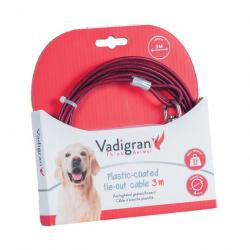 Cable d'attache rouge 3m (Taille 1)