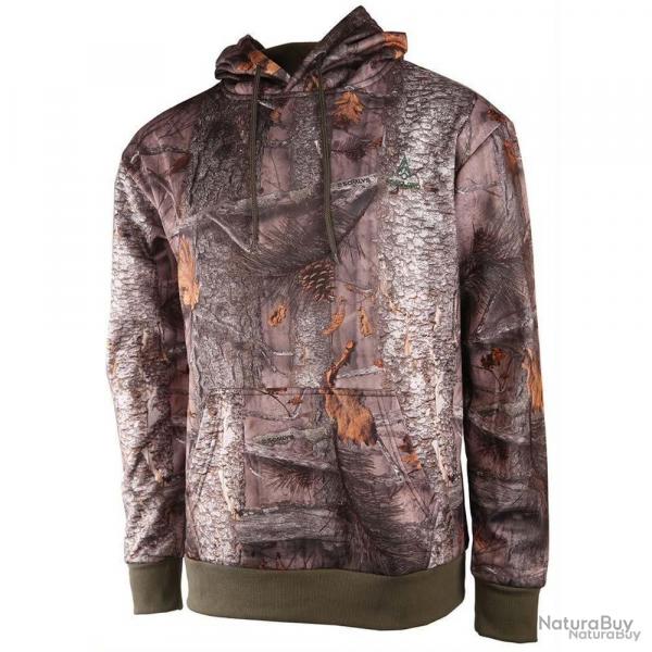 Sweat capuche enfant Treeland camo forest T6A Taille 06