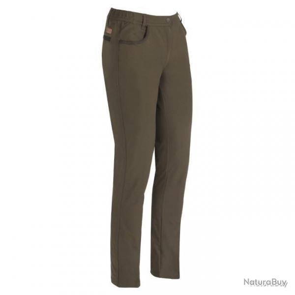 Pantalon femme Percussion savane stretch Taille