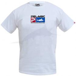 T Shirt Pelagic Deluxe Logo Blanc