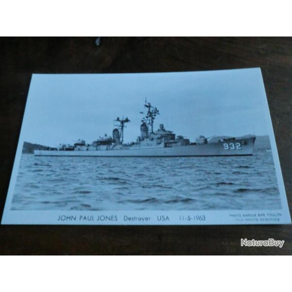 CP  JOHN PAUL JONES   DESTROYER  USA  1963