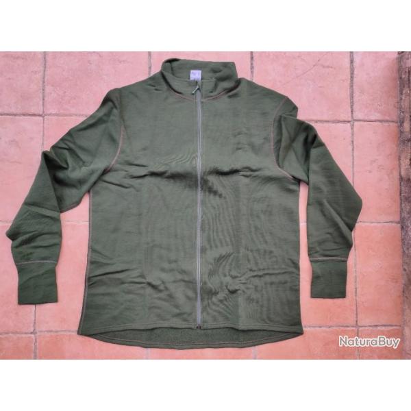 Haut ullfrote laine vert / chaud / taille 120 / xxl / neuf arme