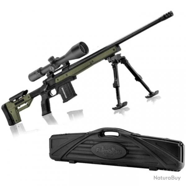 Pack Carabine  verrou Howa crosse Oryx - Lunette Microdot FFP 6-24 x 50 - MOA et accessoires - 308 