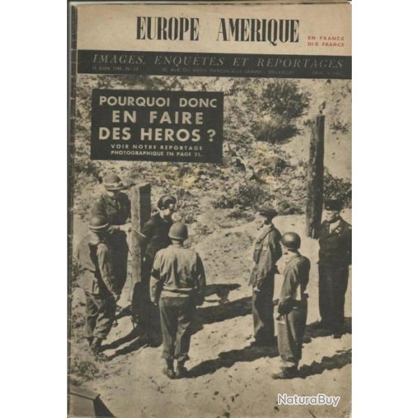 Militaria - Europe Amrique N13 juin 1945
