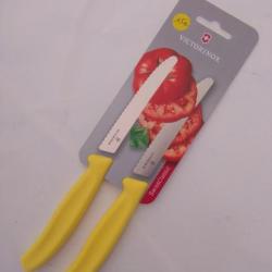 Couteaux victorinox à tomates manches jaunes