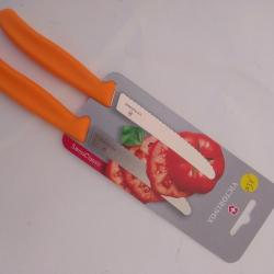 Couteaux victorinox à tomates manches oranges