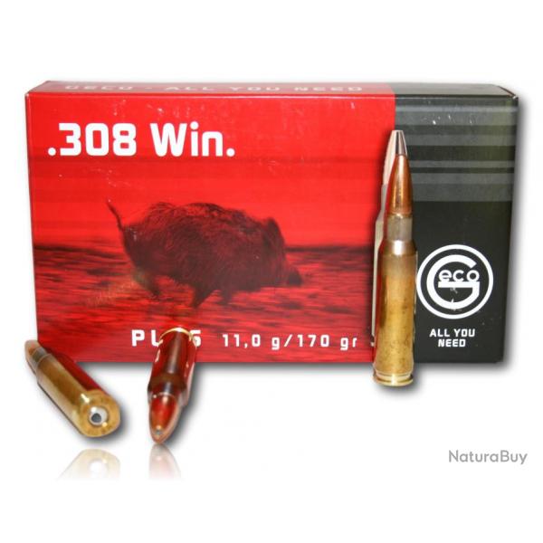 MUNITIONS GECO PLUS 308 WIN BTE 20