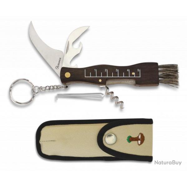 Couteau  champignon+ housse Lame 7.3 cm 10592