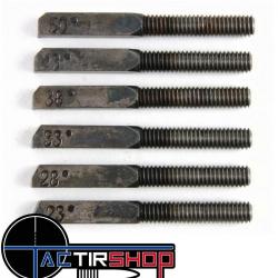 Cutter de rechange 38°acier standard pour Kit Tourneur de collet micro ajustable K&M
