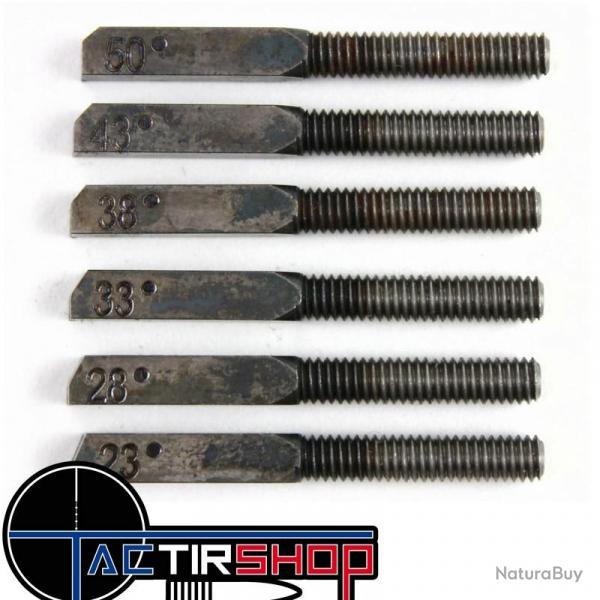 Cutter de rechange 23acier standard pour Kit Tourneur de collet micro ajustable K&M