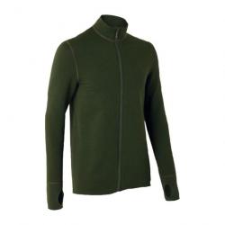 Veste chemise pull gilet laine bouclettes technique 400gr / damart pro 400/ neuf vert