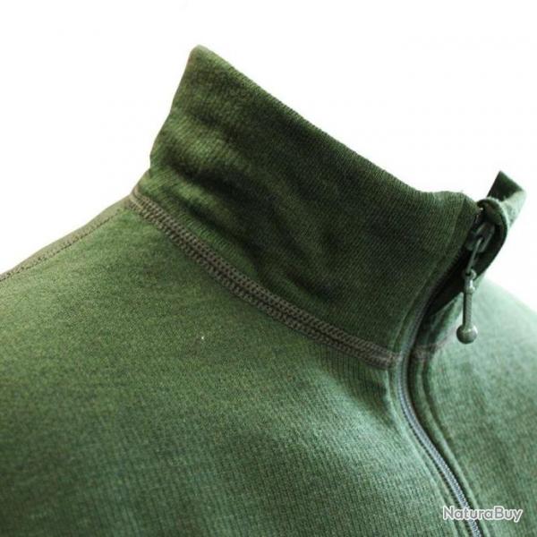 chemise pull gilet laine bouclettes technique 400gr / Damart pro / neuf vert ullfrote