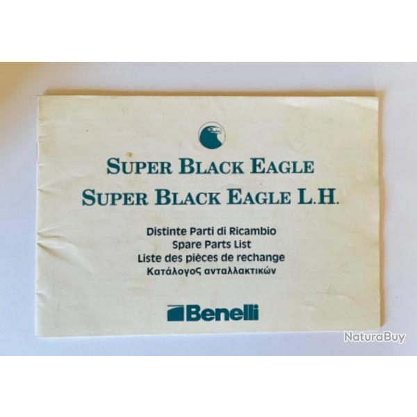 Notice Fusil Benelli modle Super Black Eagle Occasion