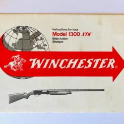 Notice Fusil Winchester modèle 1300 XTR Occasion