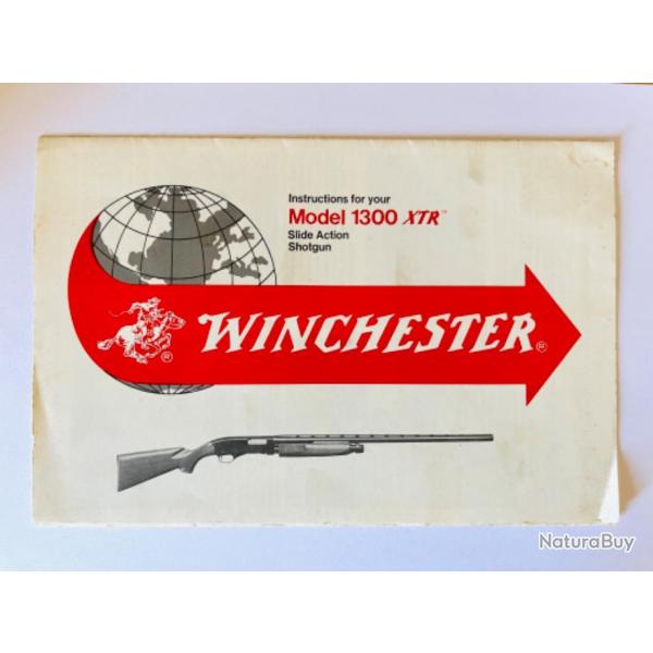 Notice Fusil Winchester modle 1300 XTR Occasion