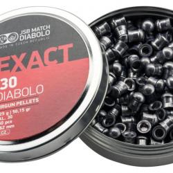 Plombs Exact tête ronde 7.62 mm (Cal. 30)