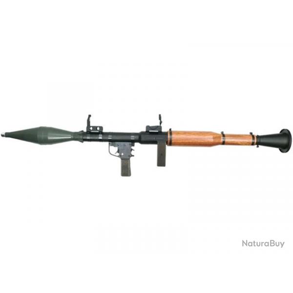 Rplique Airsoft lance roquette RPG-7 mtal & faux bois-REP RPG-7 ROCKET LAUNCHER M203 40mm METAL Fa