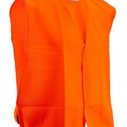 Gilet de traque orange haute visibilité-Gilet de traque