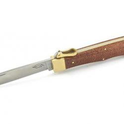 Couteau Otter Knives Safety Knife Sapeli Lame Acier Carbon C75 Manche Bois Germany OTT05 001