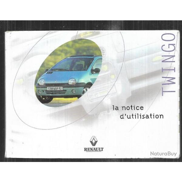 notice d'utilisation twingo carnets de bord renault