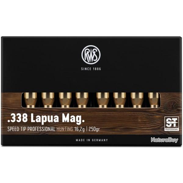 Munitions RWS Cal.338 Lapua Mag Speed tip Professional par 60