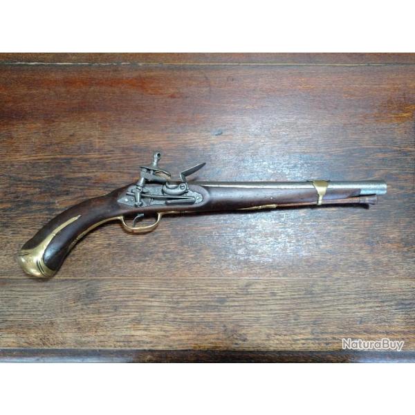 Grand et lourd pistolet  la miquelet de cavalerie de ligne espagnol - modle 1789 - EM
