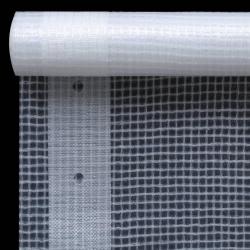 Bâches polyvalent et robuste 2 pièces 260 g/m² 4x6 m blanc 02_0002229