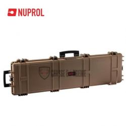 Mallette XL Waterproof NUPROL 137 X 39 X 15 Cm Mousse Pré-Découpée - Tan