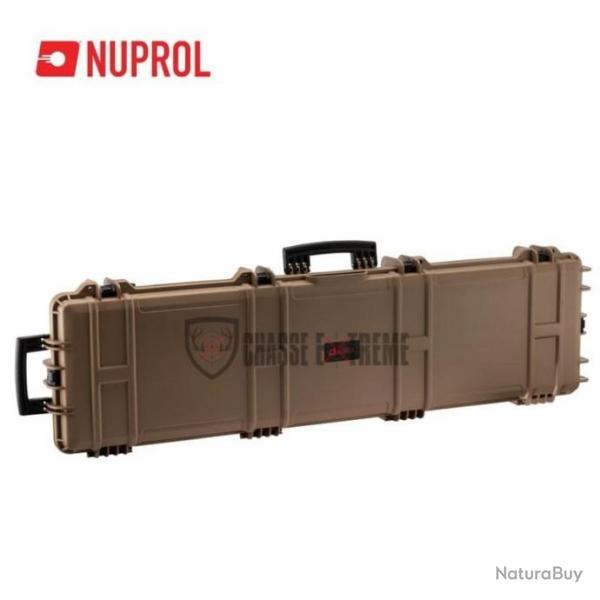 Mallette XL Waterproof NUPROL 137 X 39 X 15 Cm Mousse Pr-Dcoupe - Tan