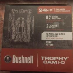 BUSHNELL TROPHY CAMERA HD AGGRESSOR - 24 MP - NO GLOW - CAMO