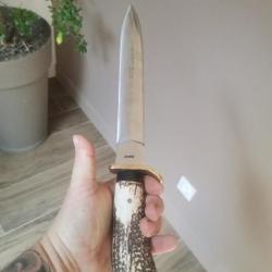 Dague artisanale en bois de cerf