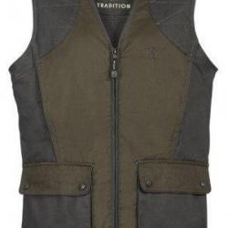 Gilet de chasse sans tubes Tradition broderie Percussion