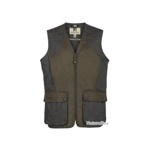 Gilet de chasse sans tubes Tradition broderie Percussion