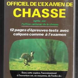 manuel officiel de l'examen de chasse de marc lambert 1985-1995 et guide des espèces chassables