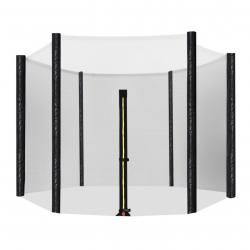 Filet de remplacement de trampoline diamètre 244 cm filet de sécurité pour 6 poteaux droits filet r