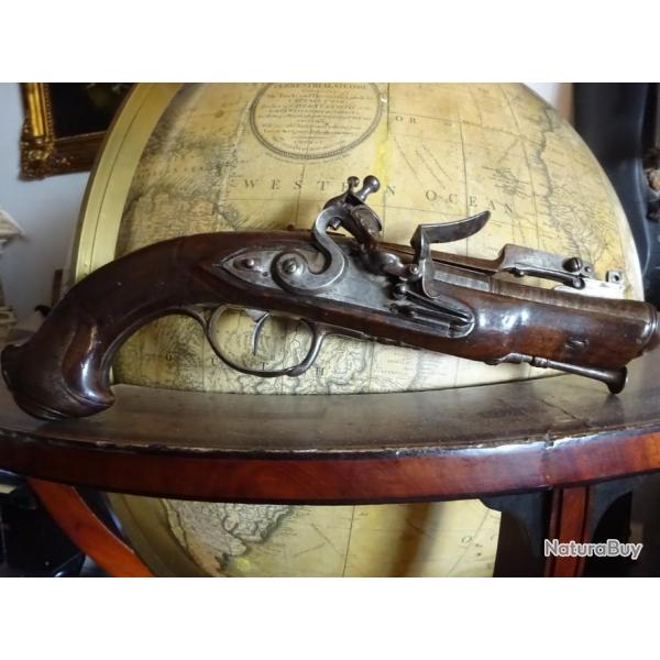 pistolet tromblon  silex a baionnette lanante- France fin XVIIIe