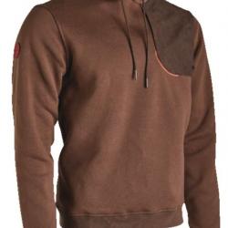 Sweat winchester Norwood marron manches longues