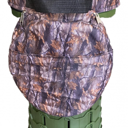 Siège de poste rétractable et réglable camouflage