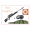 petites annonces chasse pêche : Pack Carabine 19,9J Longhorn cal. 4,5 mm + 100 Cibles + 500 Plomb + fourreau