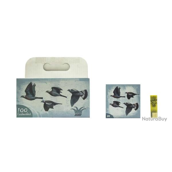 Pack de 100 Cartouches De Chasse Jocker Super Grand Passage 30 20 70 Numro