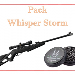 Pack Carabine Gamo 19.9J whisper Storm cal. 4,5 mm + 500 Plombs