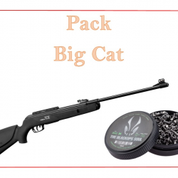 Pack Carabine Gamo 19.9J Big cat cal. 4,5 mm + 500 Plomb