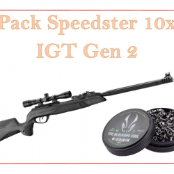 Pack Carabine Gamo 19.9J Speedster 10X IGT Gen2 cal. 4,5 mm + 500 Plomb