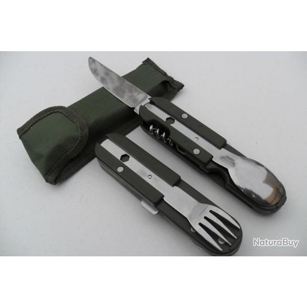 Couteau Multifonctions Arme Camping Chasse Pche Rondo Bivouac..