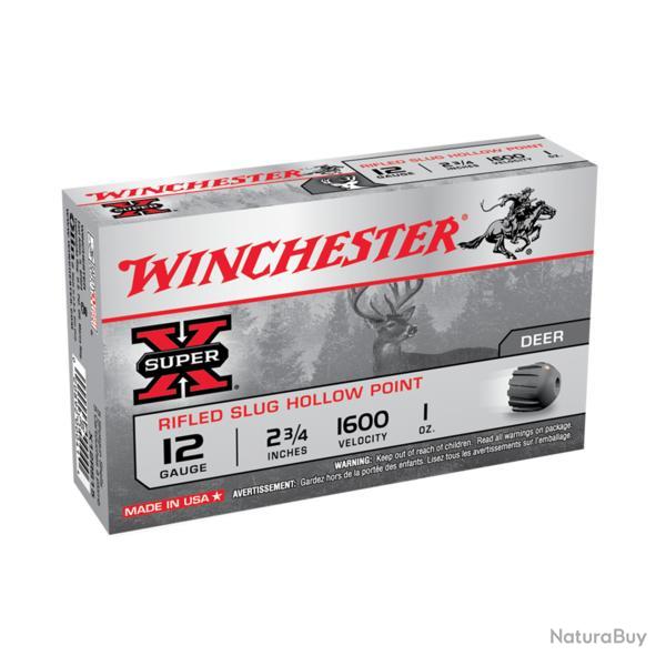 Cartouches WINCHESTER SLUG SUPER X 12/70 28G X5