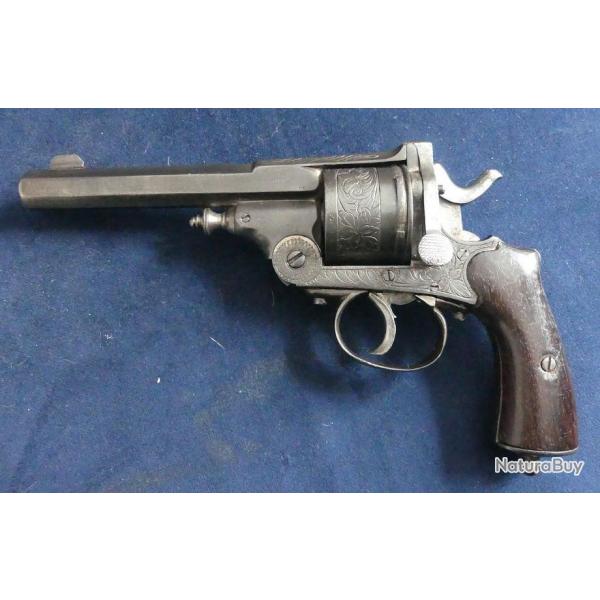 Gros revolver a brisure  Warnant brevet grav d'usine pour l'export calibre 11mm 73