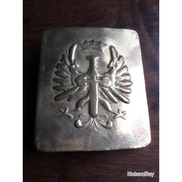 plaque ceinturon uniforme  militaire  espagnol aigle epe periode frankiste