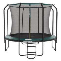 Trampoline de 366 cm trampoline de jardin rond avec filet de sécurité intérieur échelle poteaux rec