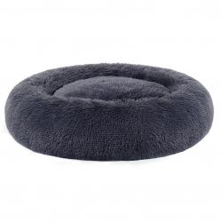 Panier pour chien lit pour chat doux 80 cm gris foncé 12_0001207