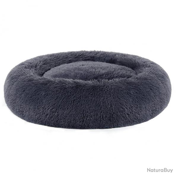 Panier pour chien lit pour chat doux 80 cm gris fonc 12_0001207